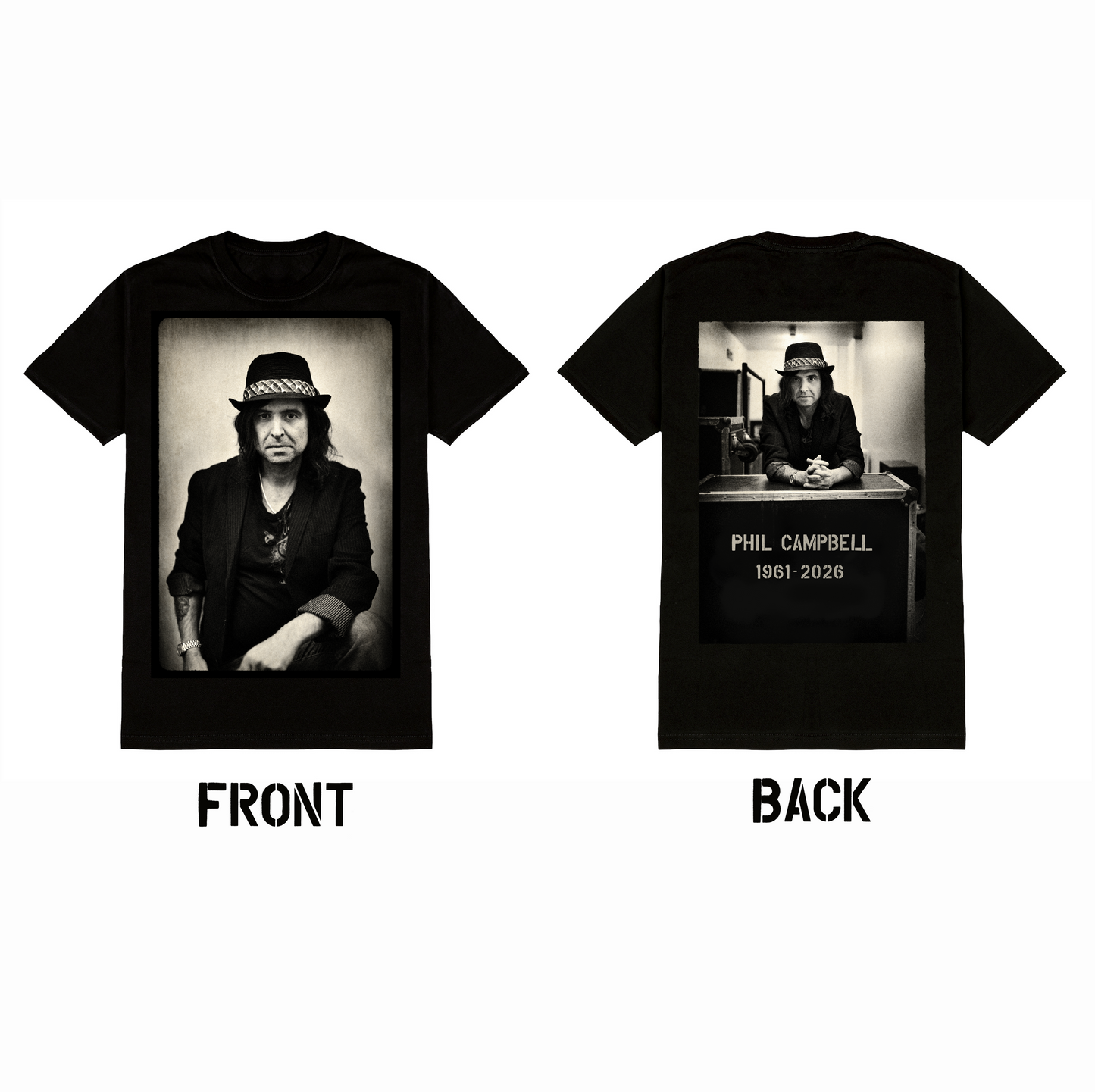 Charity Phil Campbell Tribute T'shirt