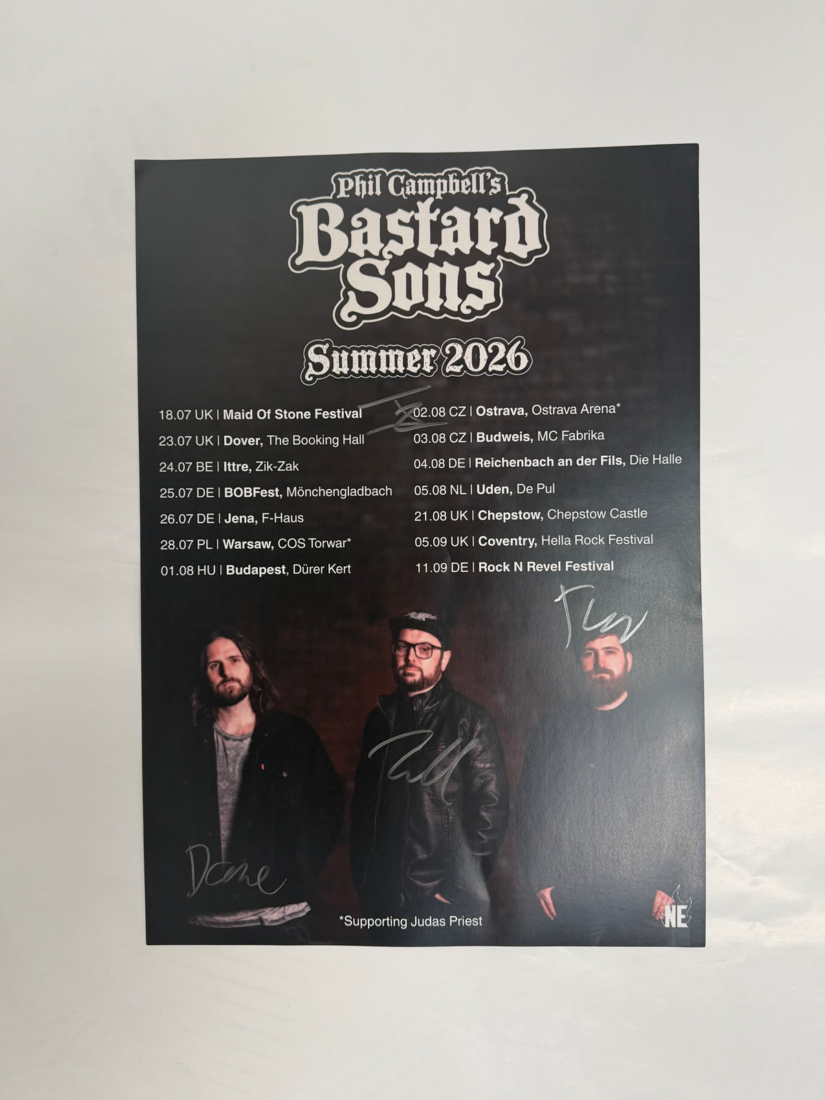 Signed Tour Poster