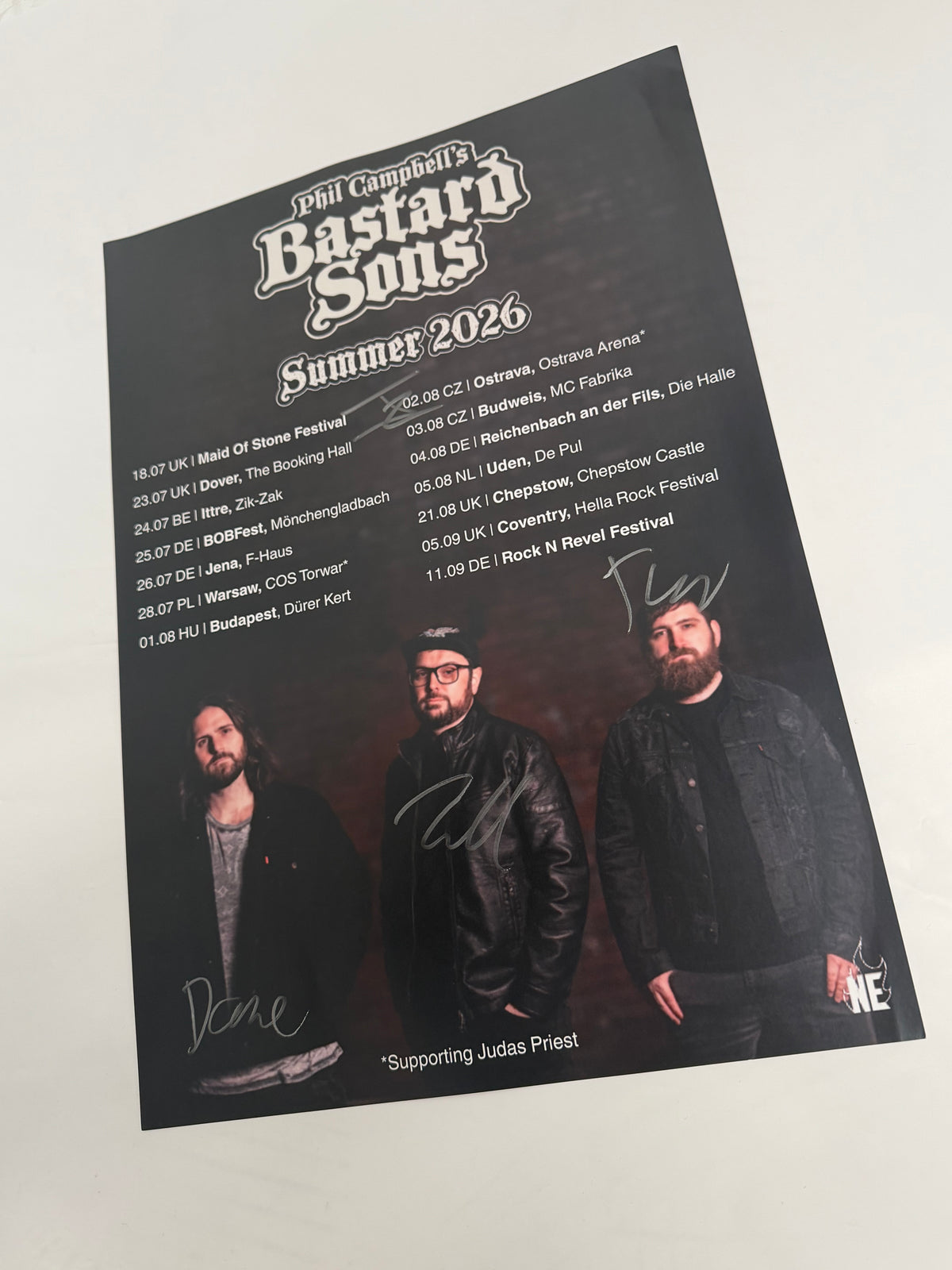 Signed Tour Poster