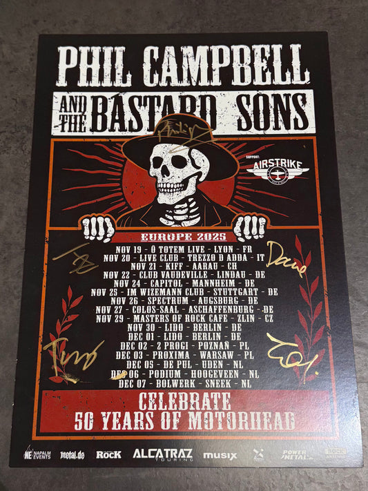 Signed 2025 Winter EU Tour Poster
