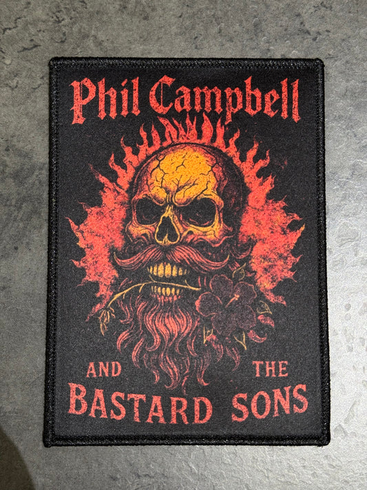 Flaming Skull Patch
